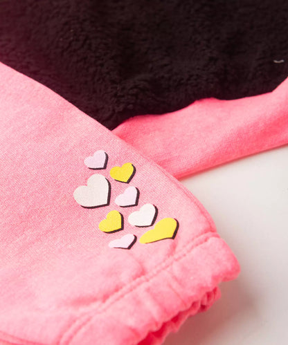 Conjunto de Inverno para Bebê Menina Básico em Rosa