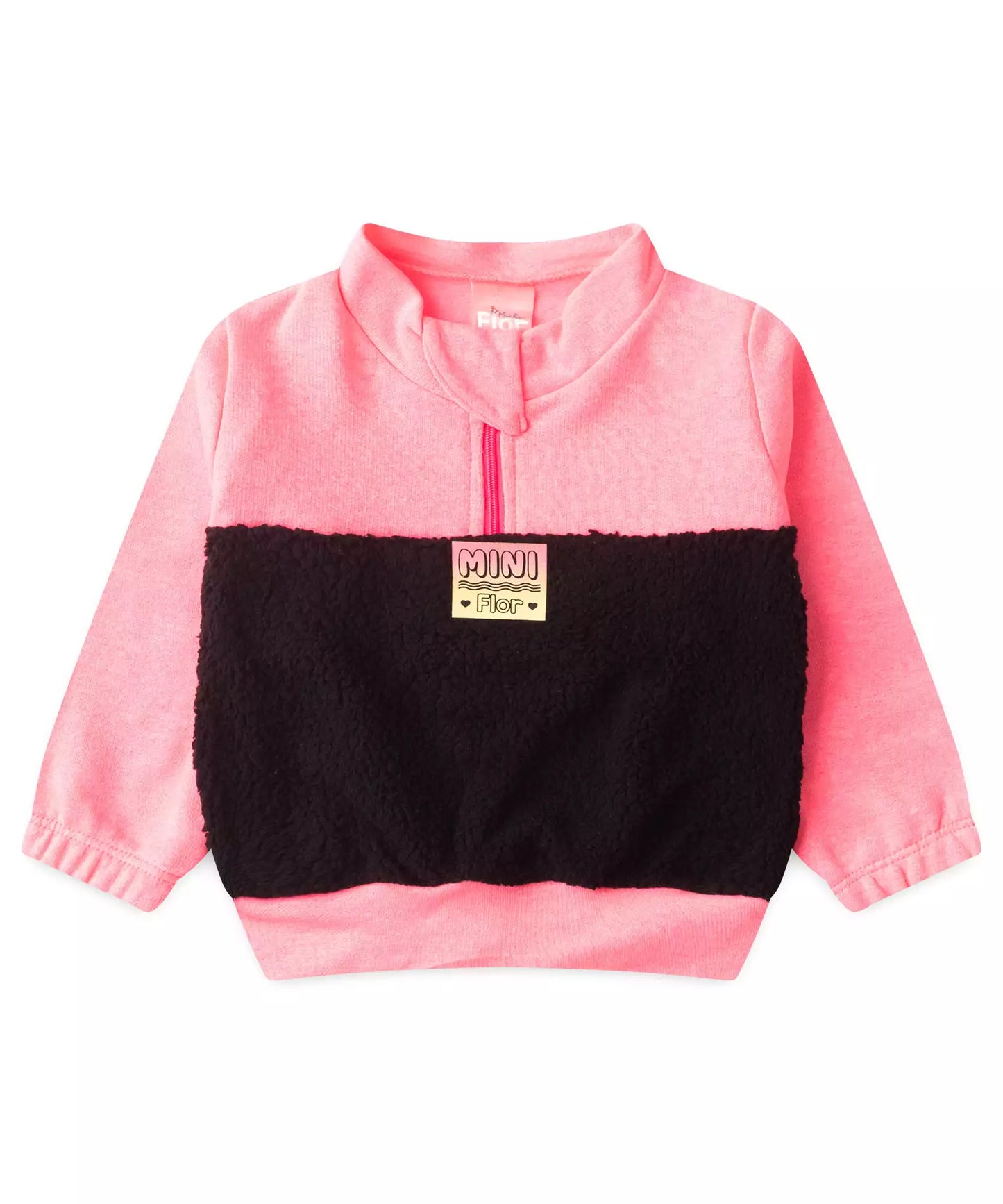 Conjunto de Inverno para Bebê Menina Básico em Rosa