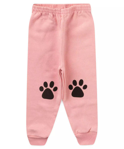 Conjunto de Inverno para Bebê Menina Cachorrinho Marfim