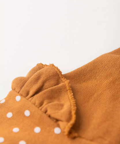 Conjunto de Inverno para Bebê Menina Cervo Marrom