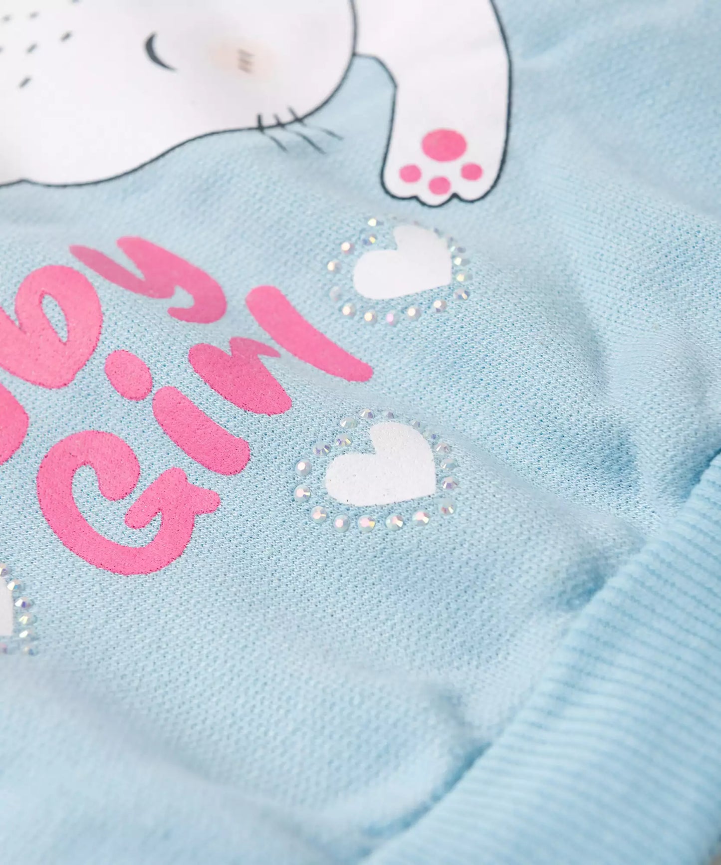 Conjunto de Inverno para Bebê Menina Coelhinho Azul
