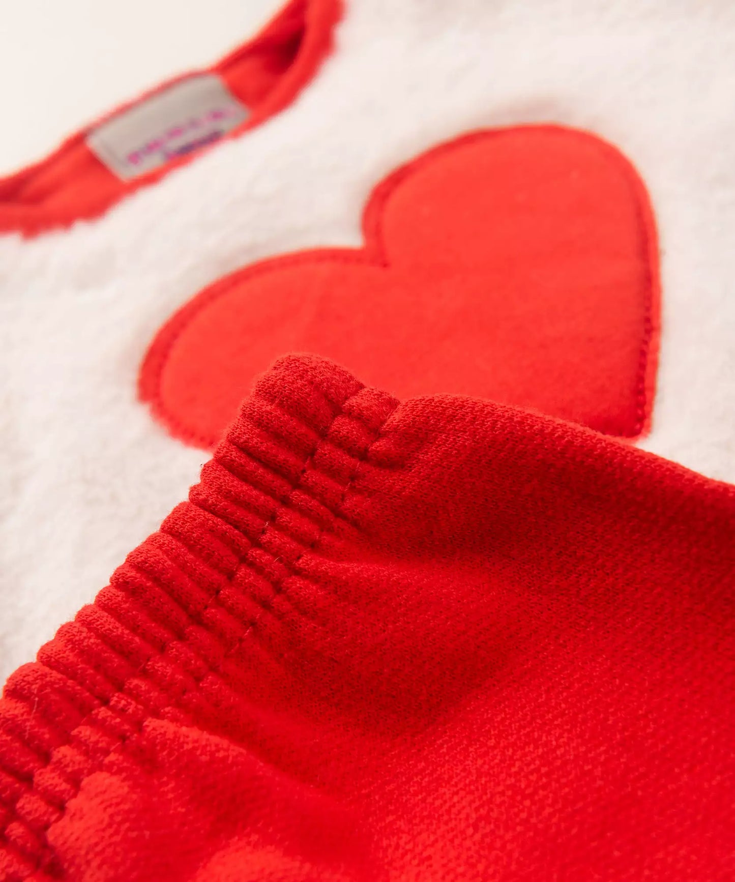Conjunto de Inverno para Bebê Menina Coração Vermelho