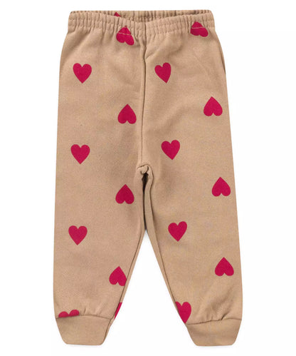 Conjunto de Inverno para Bebê Menina Dinossauro Pink