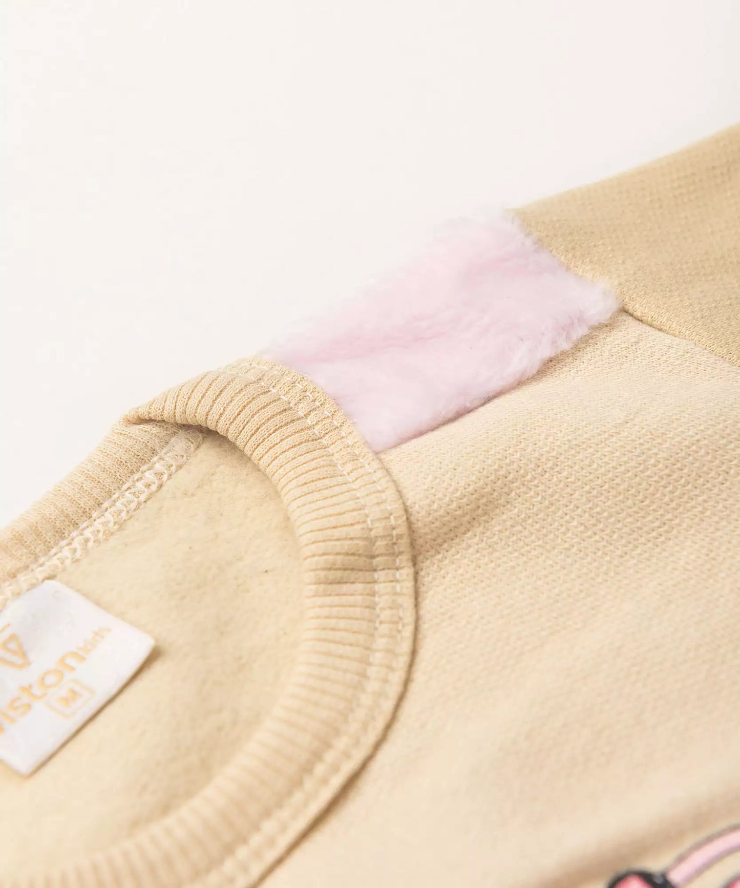 Conjunto de Inverno para Bebê Menina Pandinha Bege