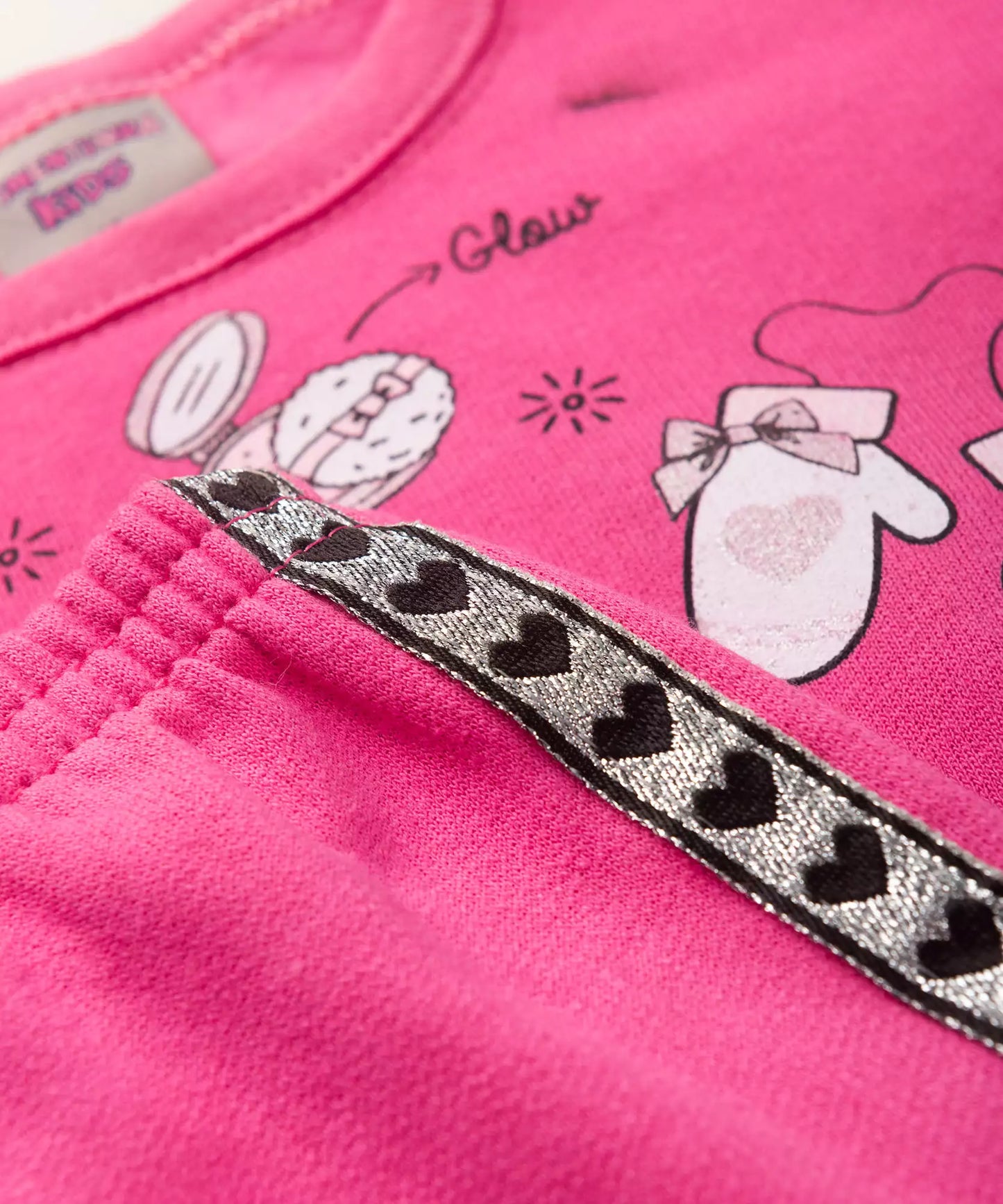 Conjunto de Inverno para Bebê Menina Pinguim Pink