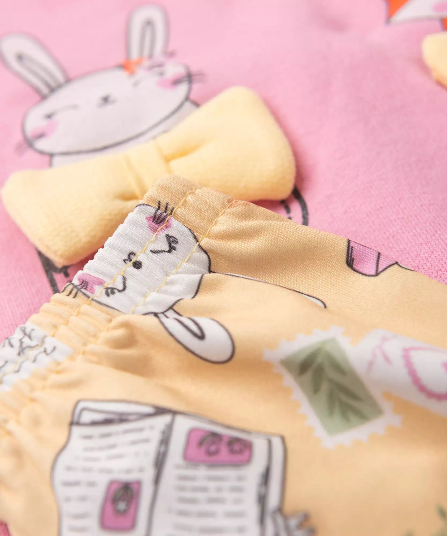 Conjunto de Inverno para Bebê Menina Raposa Pink