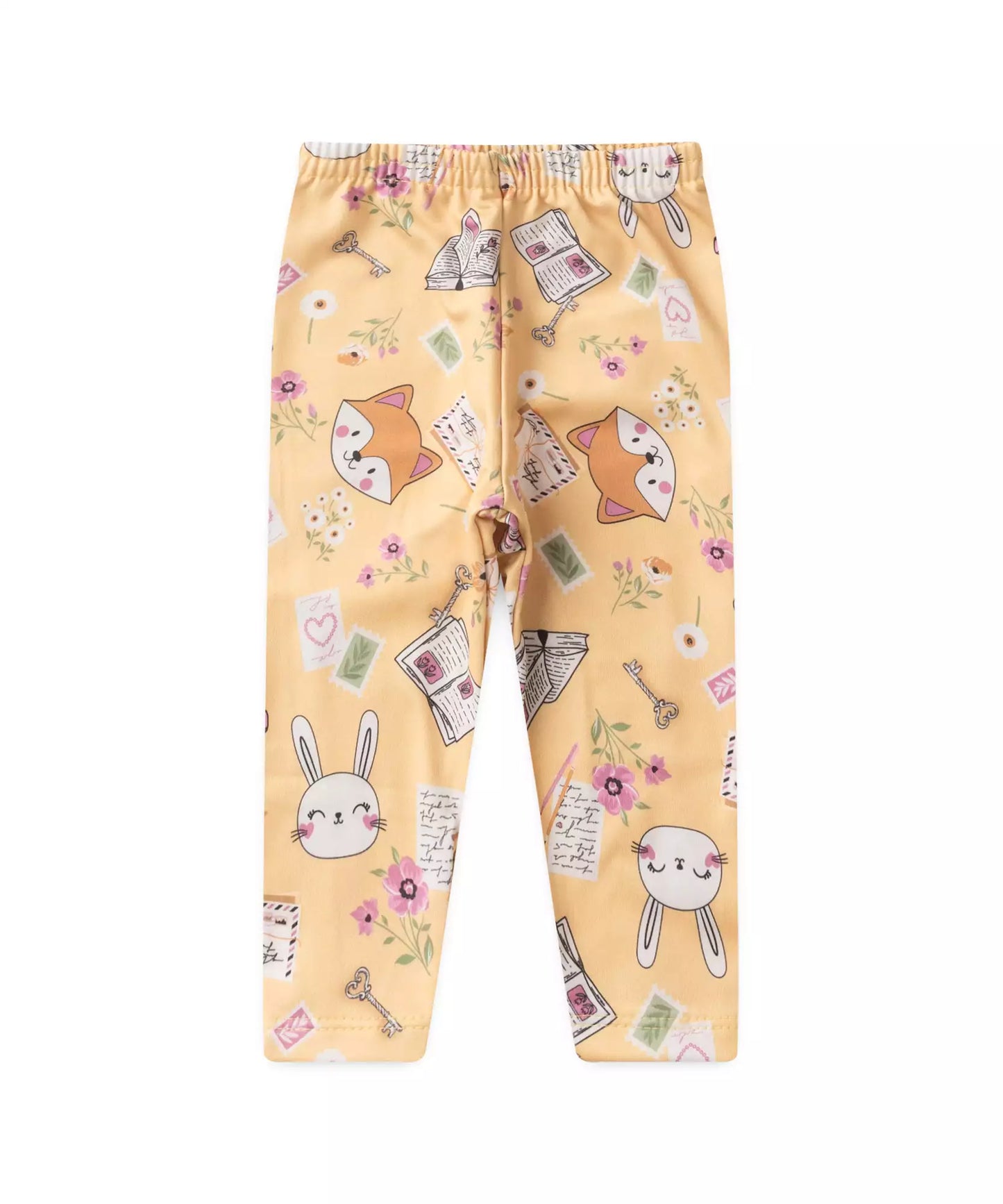 Conjunto de Inverno para Bebê Menina Raposa Pink