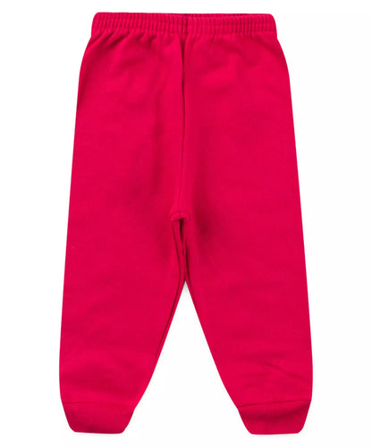 Conjunto de Inverno para Bebê Menina Ursinho Rosa