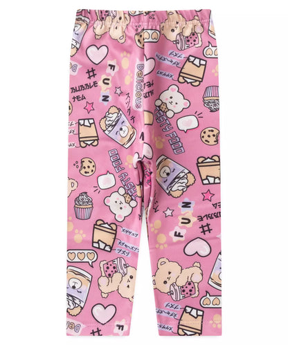 Conjunto de Inverno para Bebê Menina no Ursinho em Rosa