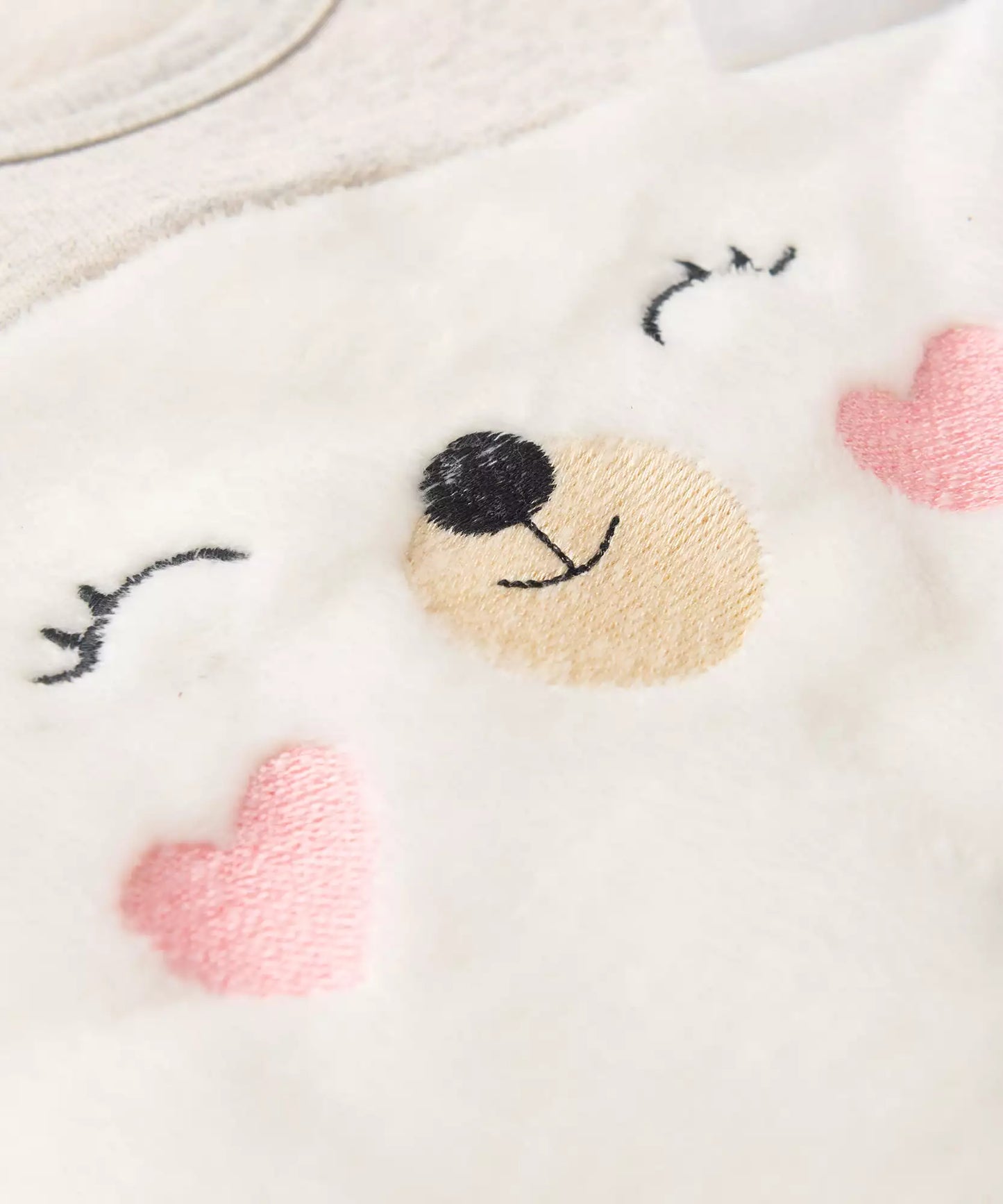 Conjunto de Inverno para Bebê Menina Urso Fofo Mescla