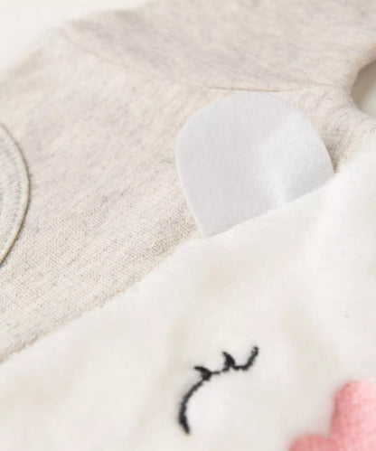 Conjunto de Inverno para Bebê Menina Urso Fofo Mescla