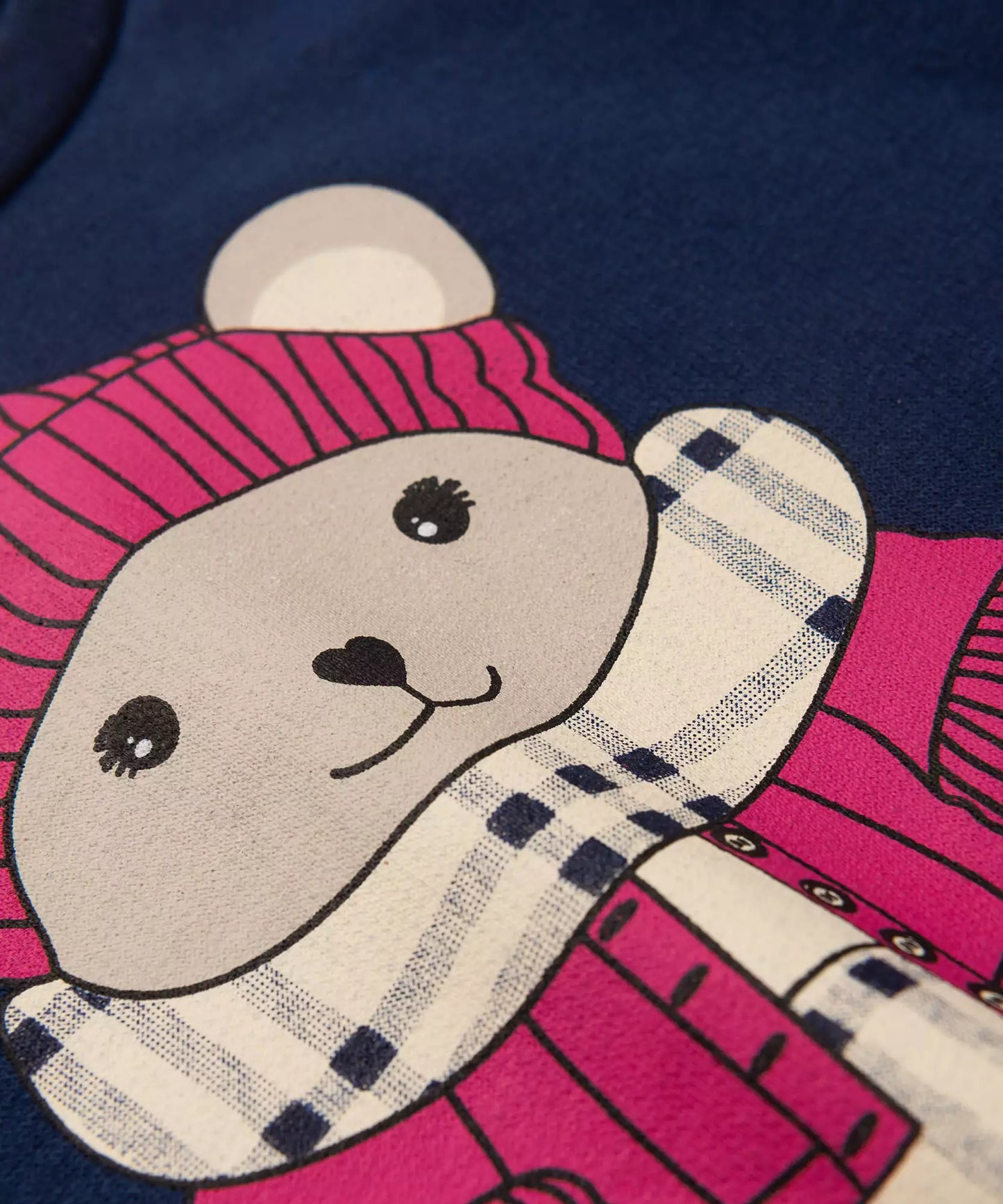 Conjunto de Inverno para Bebê Menina Urso Marinho