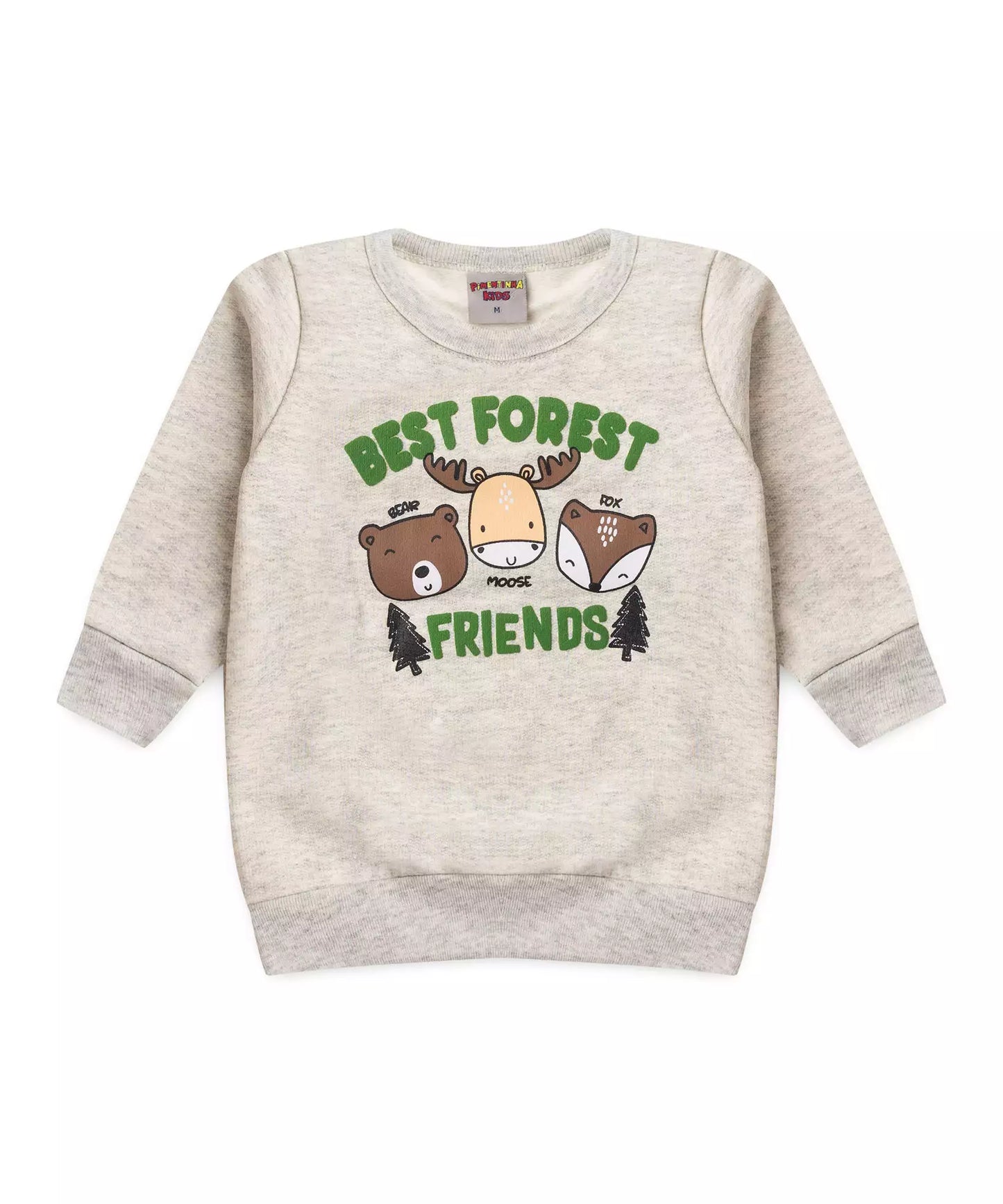 Conjunto de Inverno para Bebê Menino Alce Mescla