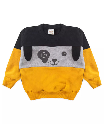 Conjunto de Inverno para Bebê Menino de Cachorrinho Preto