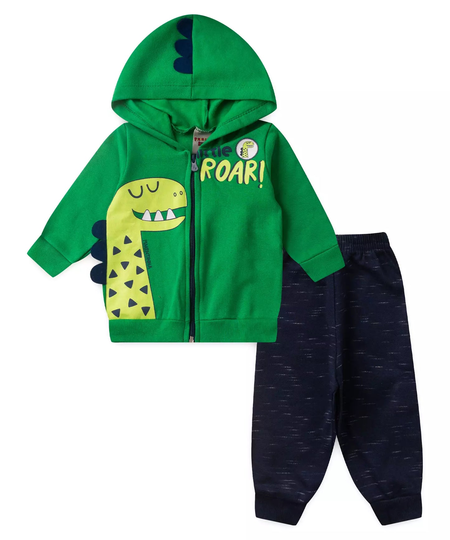 Conjunto de Inverno para Bebê Menino Dinossauro Verde