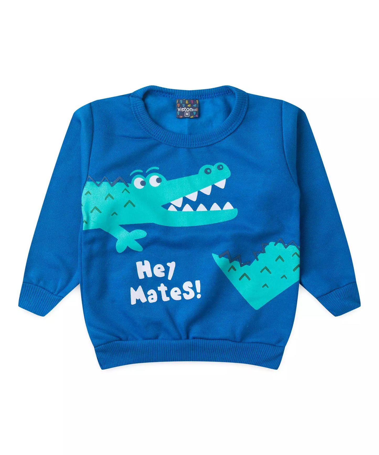 Conjunto de Inverno para Bebê Menino Jacarezinho Azul