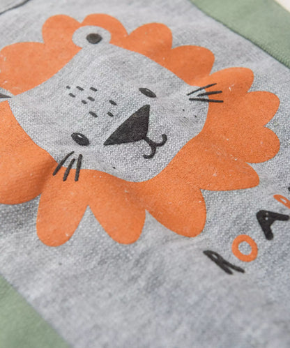 Conjunto de Inverno para Bebê Menino Leãozinho Mescla