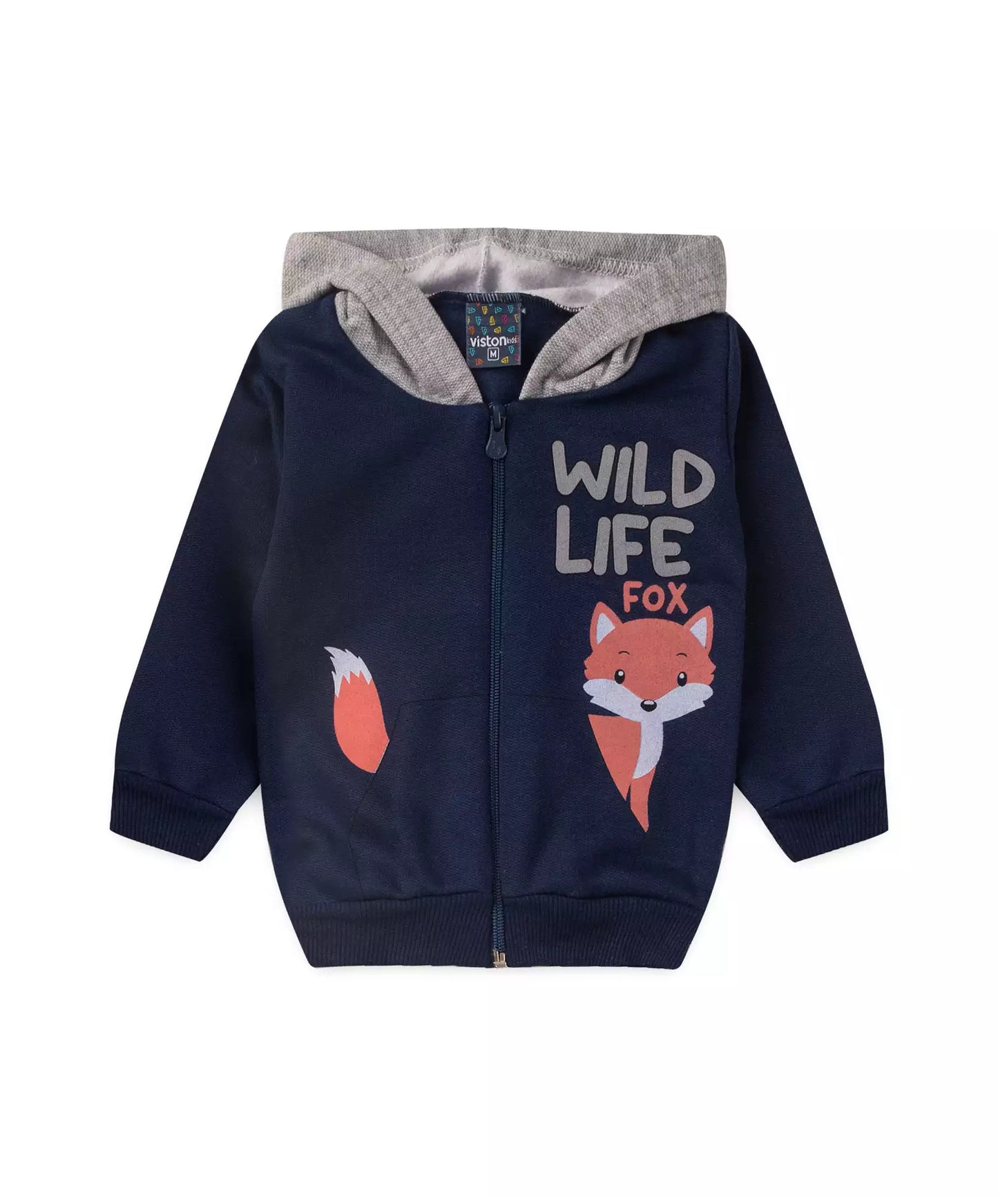 Conjunto de Inverno para Bebê Menino Raposinha Marinho