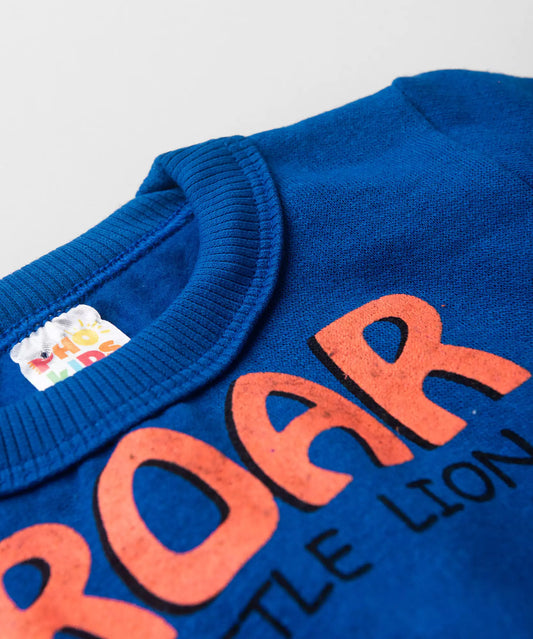 Conjunto de Inverno para Bebê Menino Roar Azul