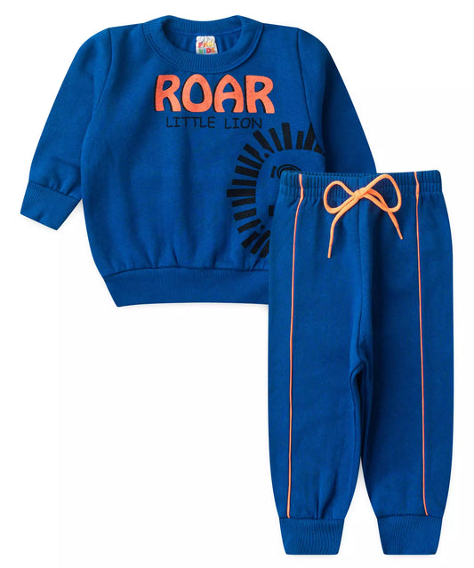 Conjunto de Inverno para Bebê Menino Roar Azul