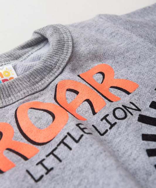 Conjunto de Inverno para Bebê Menino Roar Mescla