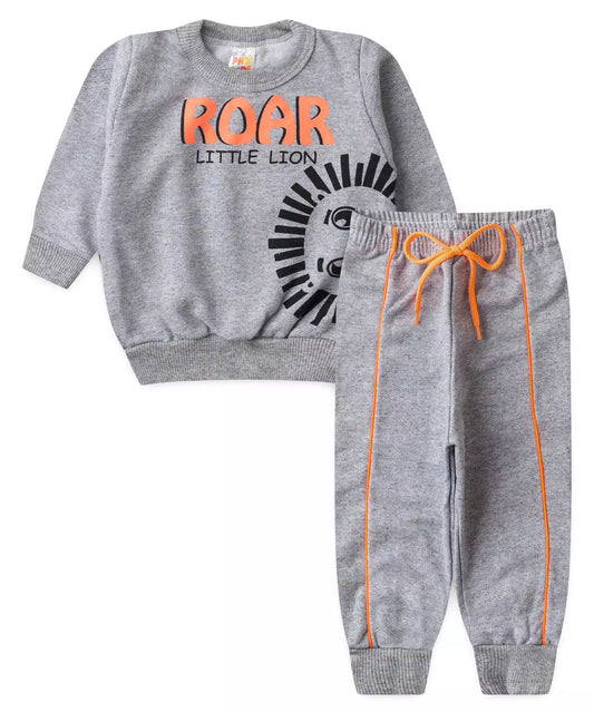Conjunto de Inverno para Bebê Menino Roar Mescla