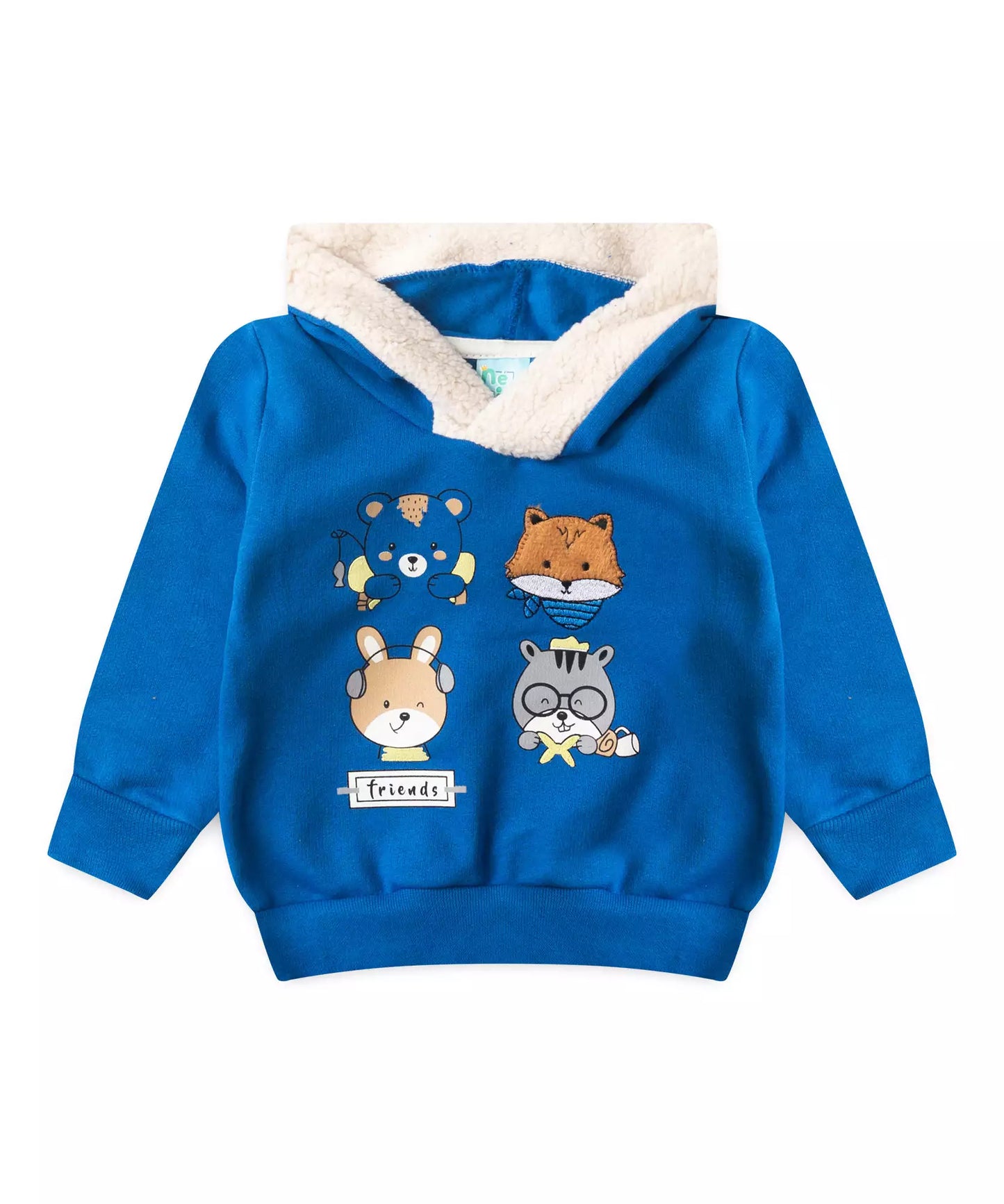 Conjunto de Inverno para Bebê Menino Safari em Azul