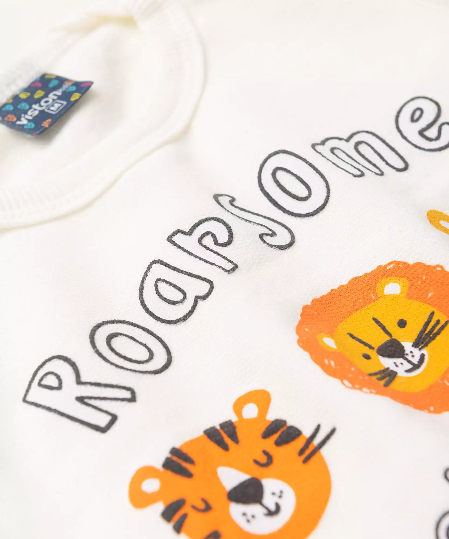 Conjunto de Inverno para Bebê Menino Safari Marfim