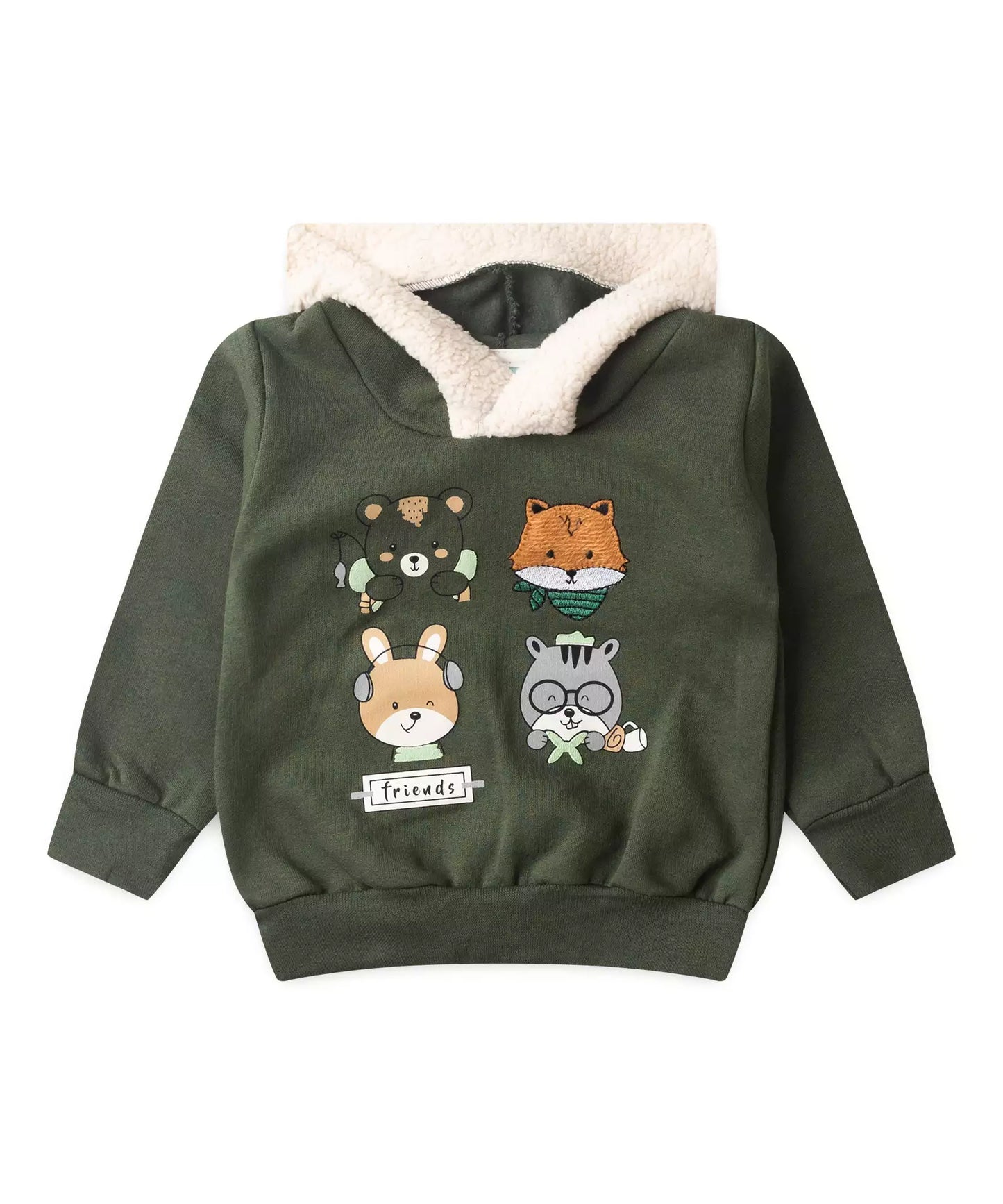 Conjunto de Inverno para Bebê Menino Safari em Verde