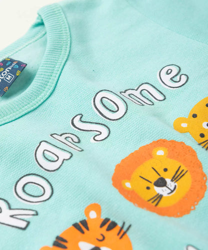 Conjunto de inverno para Bebê Menino Safari Verde