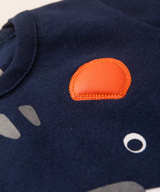 Conjunto de Inverno para Bebê Menino Tigrinho Marinho
