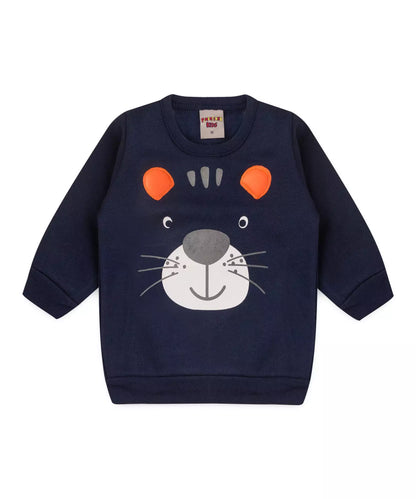 Conjunto de Inverno para Bebê Menino Tigrinho Marinho