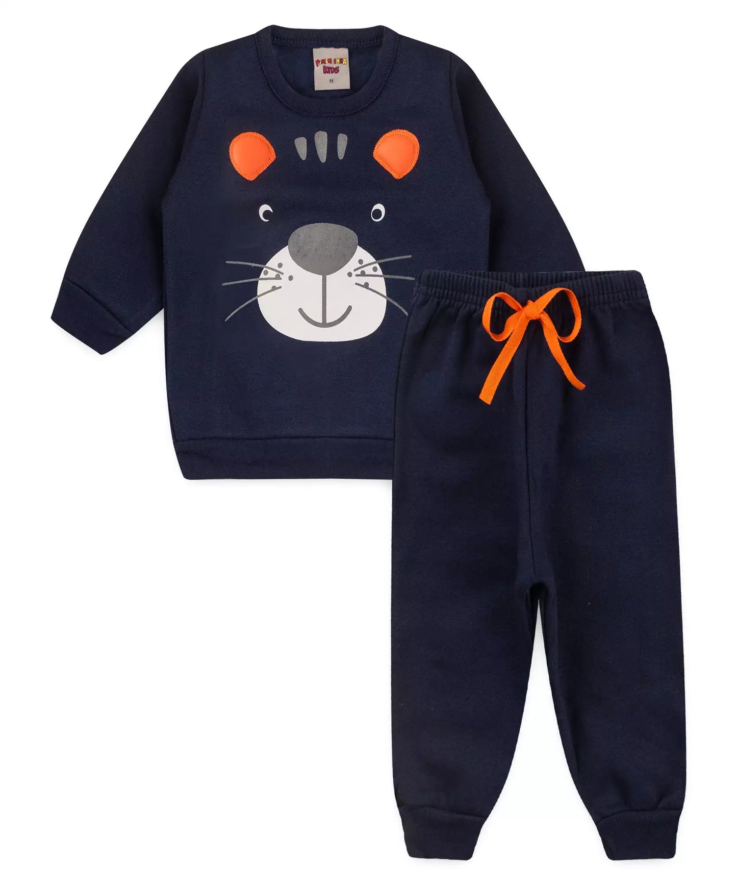 Conjunto de Inverno para Bebê Menino Tigrinho Marinho