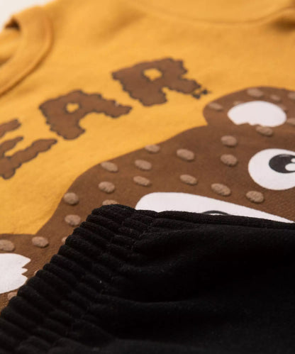 Conjunto de Inverno para Bebê Menino Ursinho Amarelo