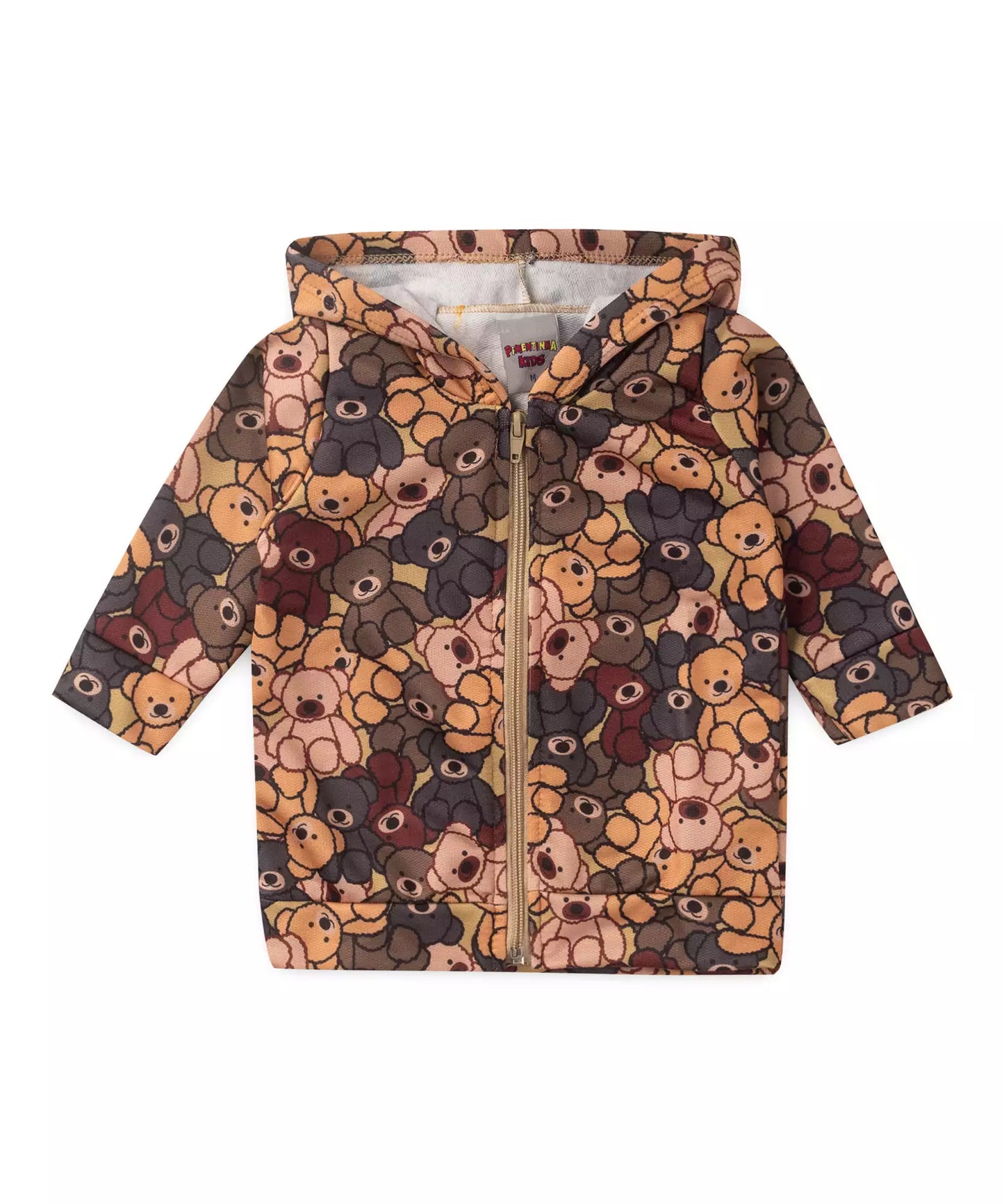 Conjunto de Inverno para Bebê Menino Ursinho Marrom