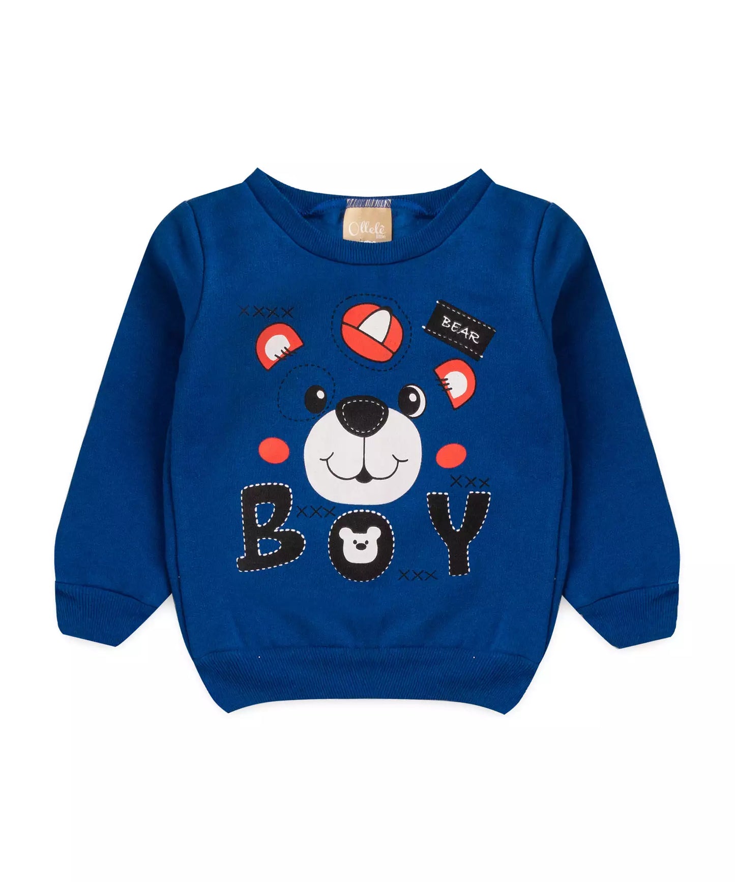 Conjunto de Inverno para Bebê Menino Urso Azul