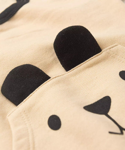 Conjunto de Inverno para Bebê Menino Urso Bege