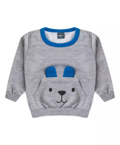 Conjunto de Inverno para Bebê Menino Urso Mescla