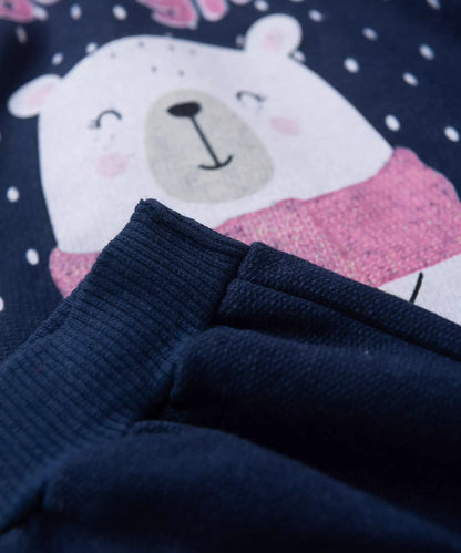 Conjunto de Inverno para Menina Bear Marinho