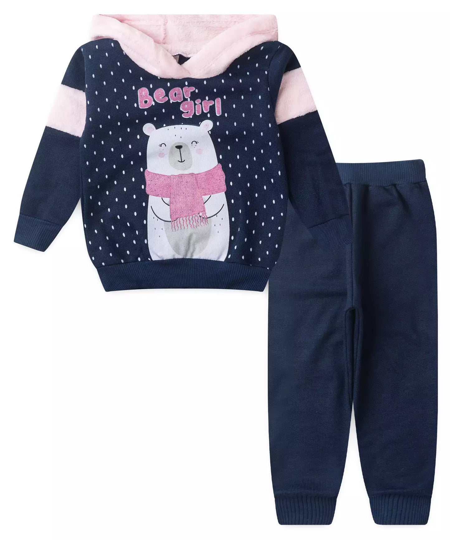 Conjunto de Inverno para Menina Bear Marinho