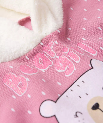 Conjunto de Inverno para Menina Bear Rosa
