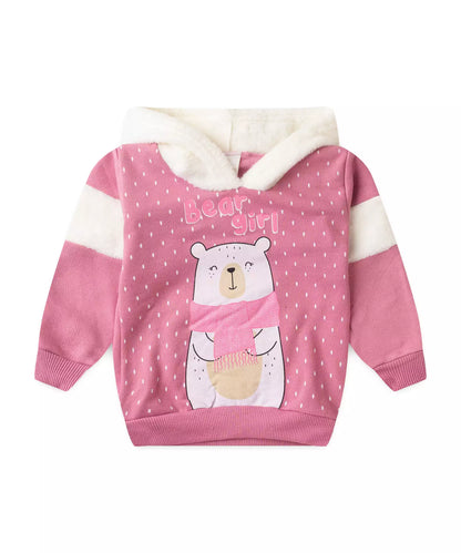 Conjunto de Inverno para Menina Bear Rosa