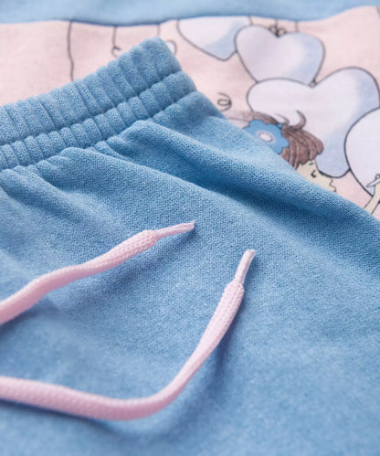 Conjunto de Inverno para Menina Coração Rosa
