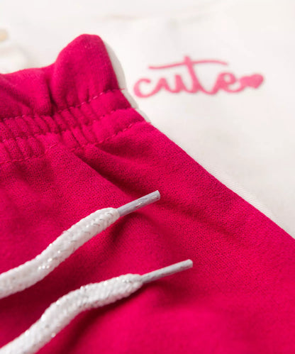Conjunto de Inverno para Menina Cute Marfim