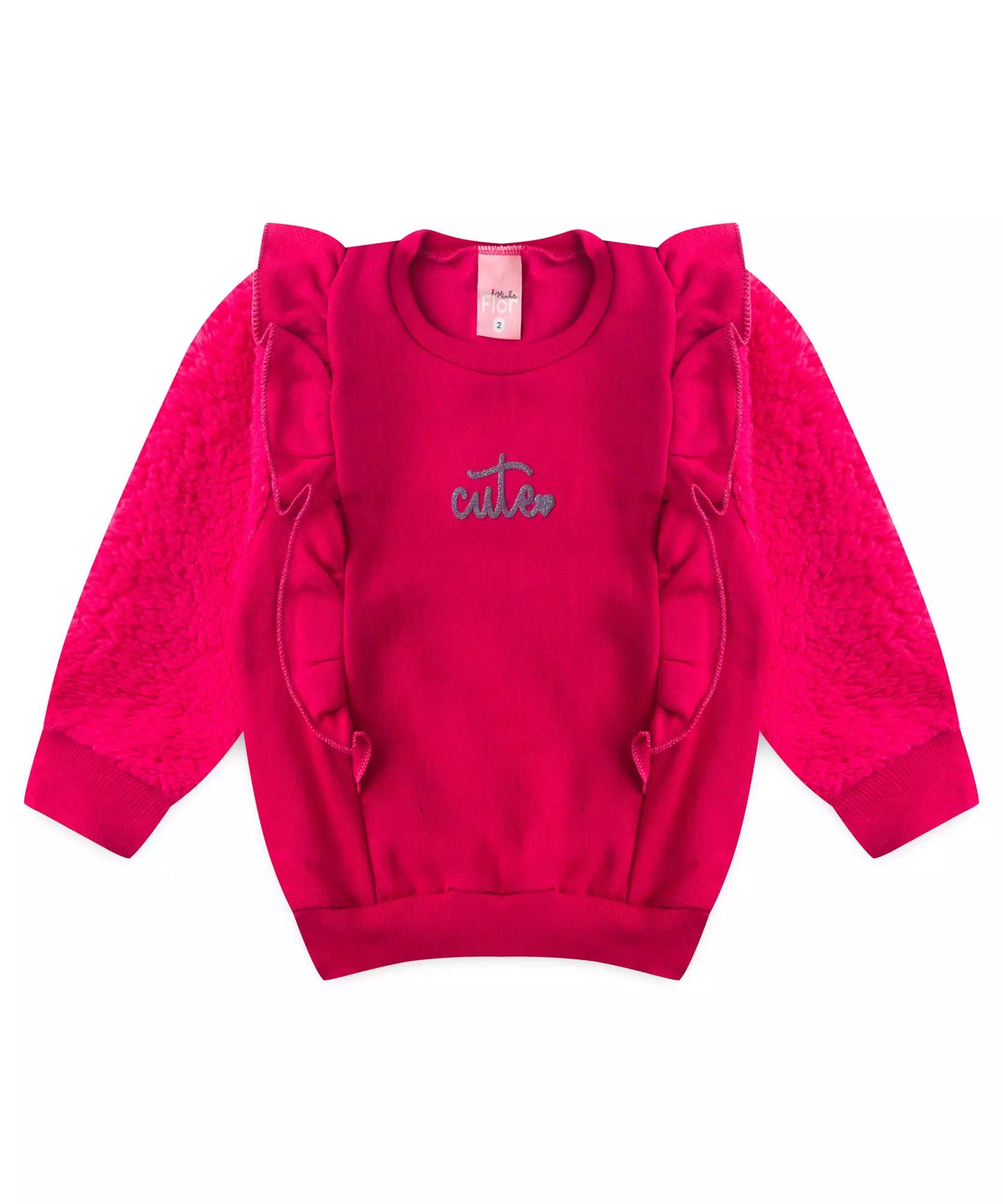 Conjunto de Inverno para Menina Cute Pink