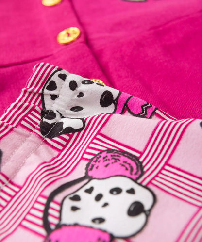Conjunto de Inverno para Menina Dálmata Pink