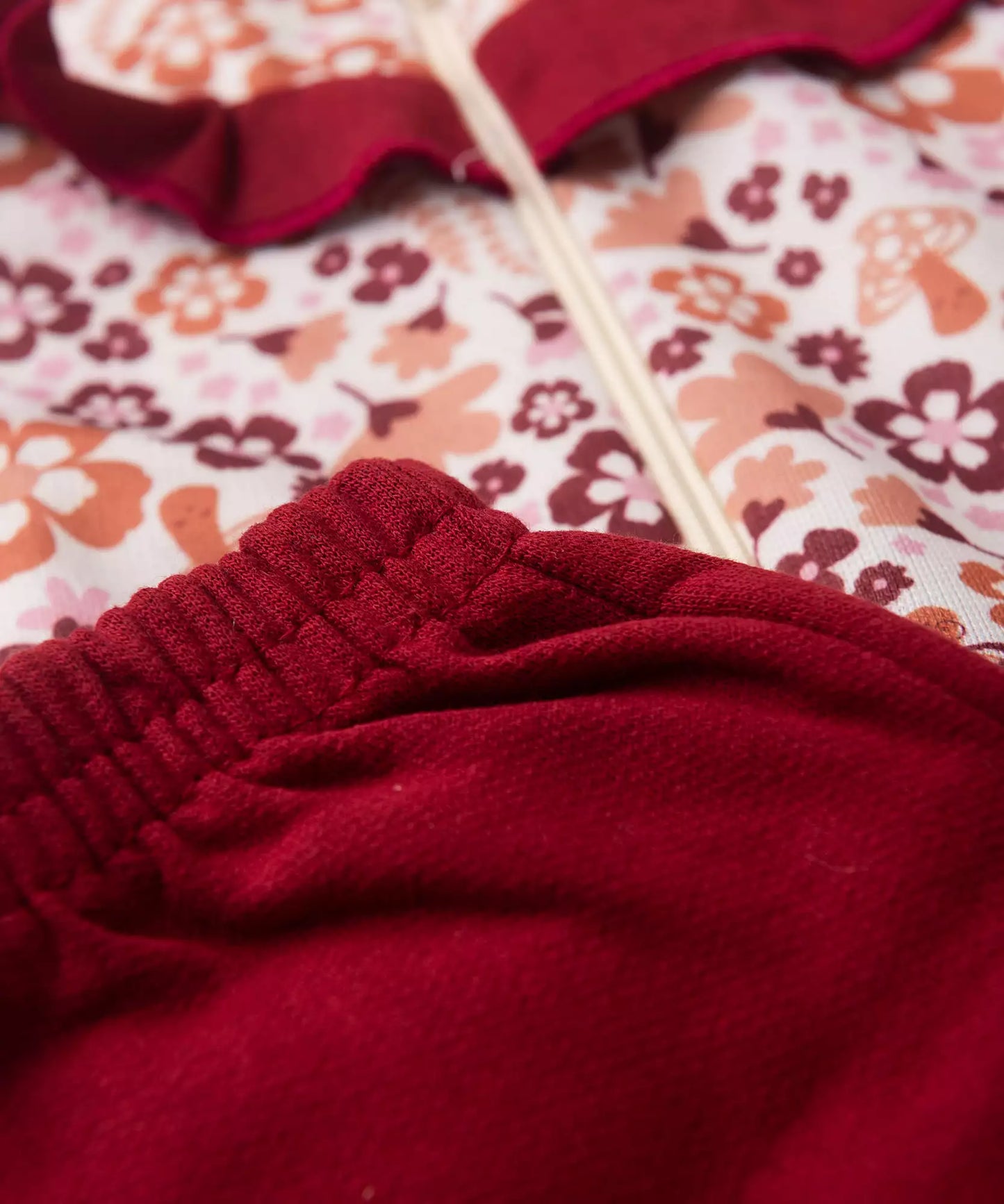 Conjunto de Inverno para Menina Florzinha Marfim