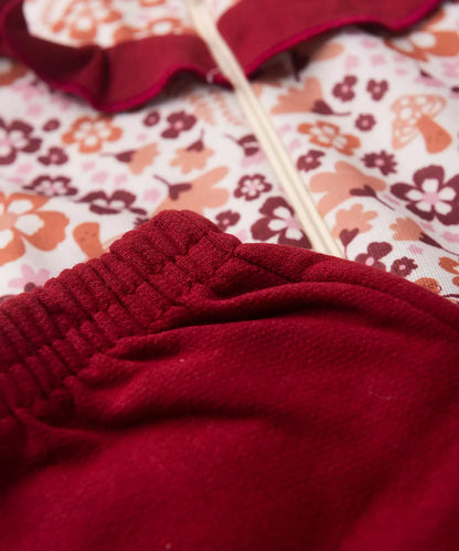 Conjunto de Inverno para Menina Florzinha Marfim