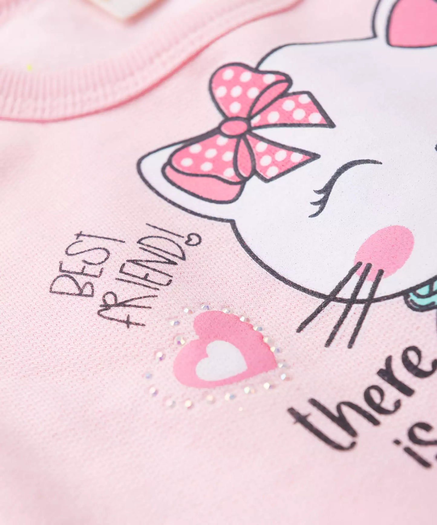 Conjunto de Inverno para Menina Gatinho no Rosa
