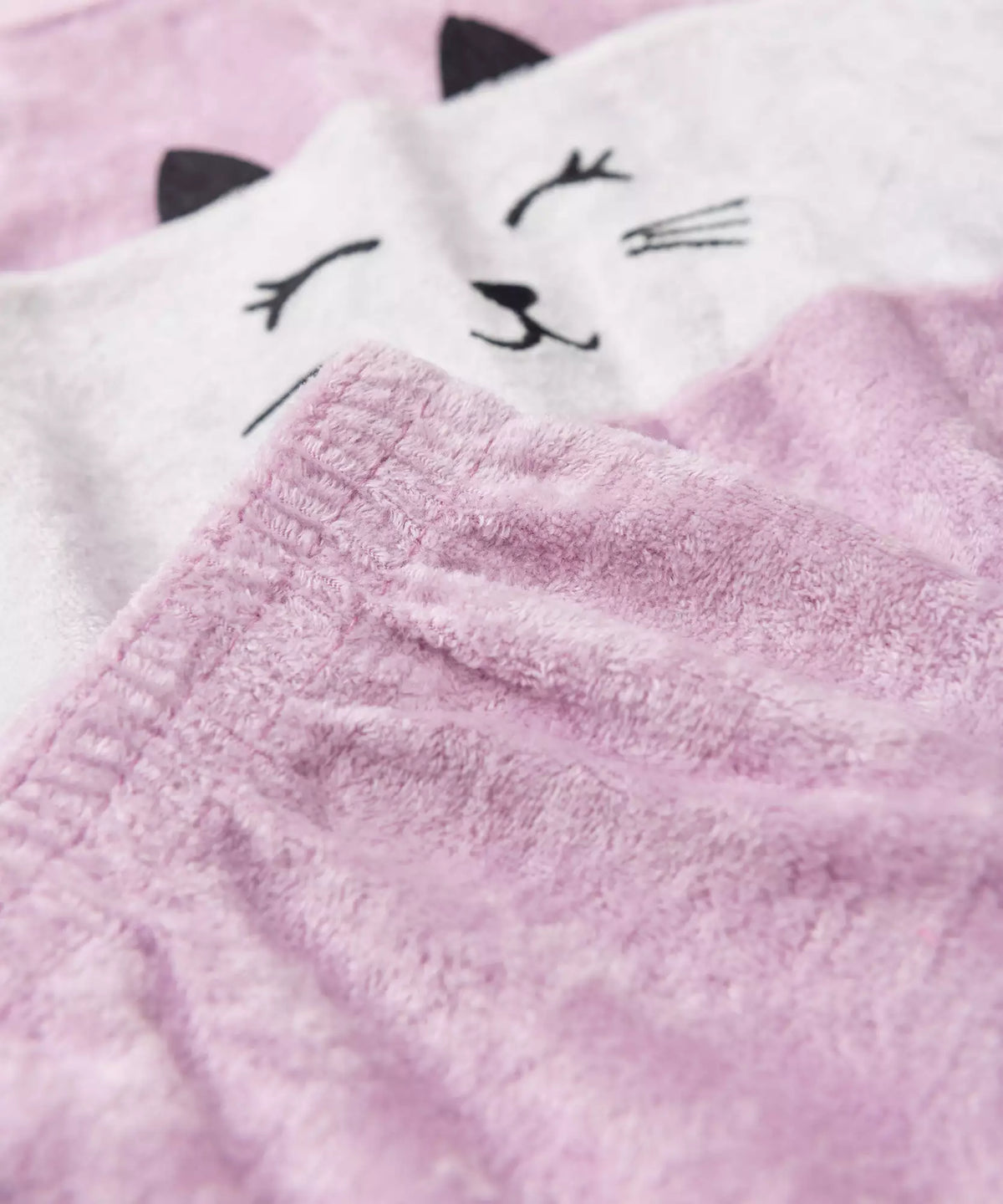 Conjunto de Inverno para Menina Gato Fofo Rosa